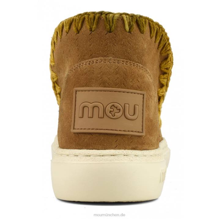 Auffällige Sneaker-Nähte Frauen 0V6X89 Cognac Mou