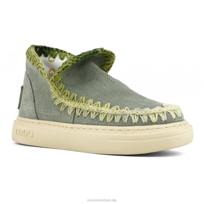 Auffällige Sneaker-Nähte Frauen 0V6X91 Sommersalbei Mou