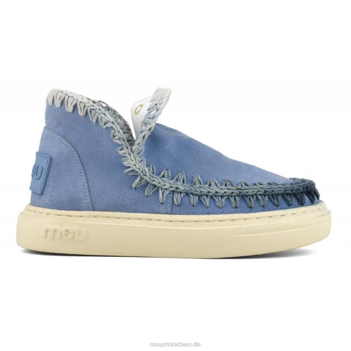 Auffällige Sneaker-Nähte Frauen 0V6X93 Nilblau Mou