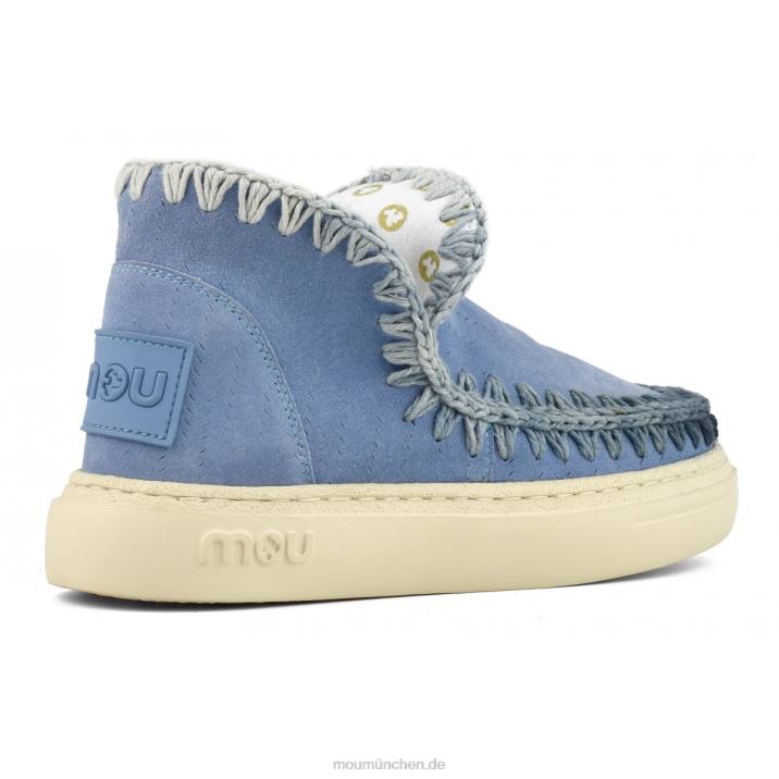 Auffällige Sneaker-Nähte Frauen 0V6X93 Nilblau Mou