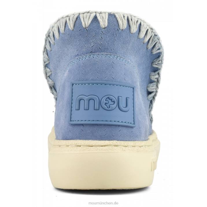 Auffällige Sneaker-Nähte Frauen 0V6X93 Nilblau Mou