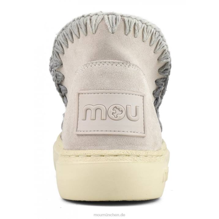 Kräftige Wildleder-Nähte Frauen 0V6X83 Kreide Mou
