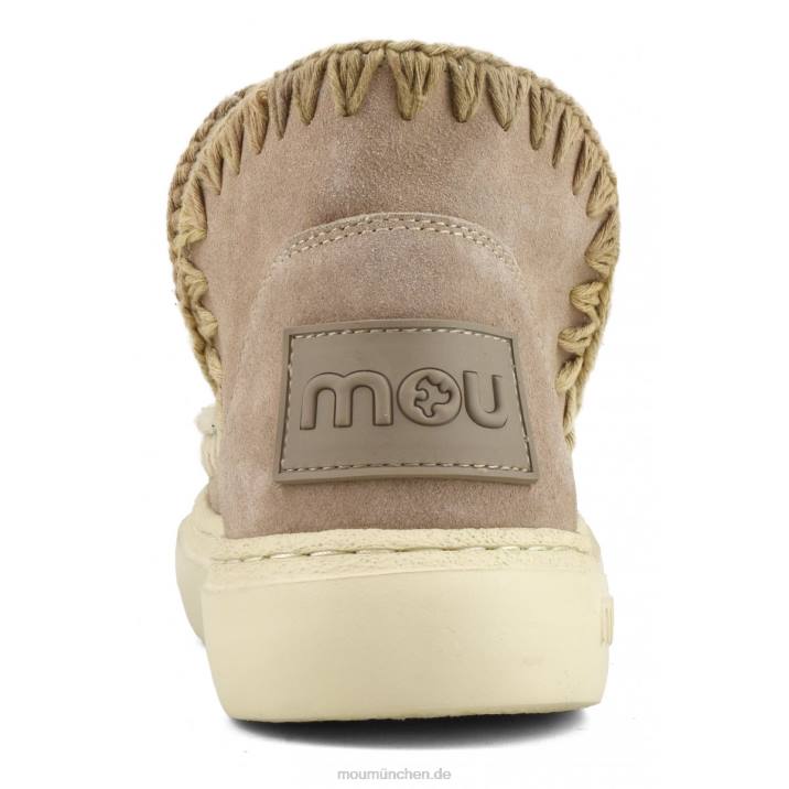 Kräftige Wildleder-Nähte Frauen 0V6X84 rosa Sand (Flussmittel) Mou