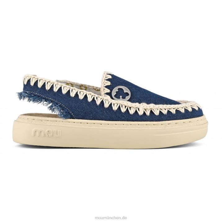 kühner Clog Frauen 0V6X97 Denim Mou