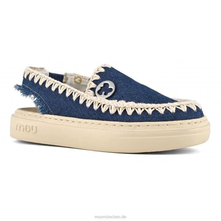 kühner Clog Frauen 0V6X97 Denim Mou