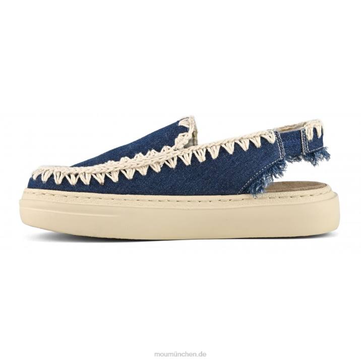 kühner Clog Frauen 0V6X97 Denim Mou