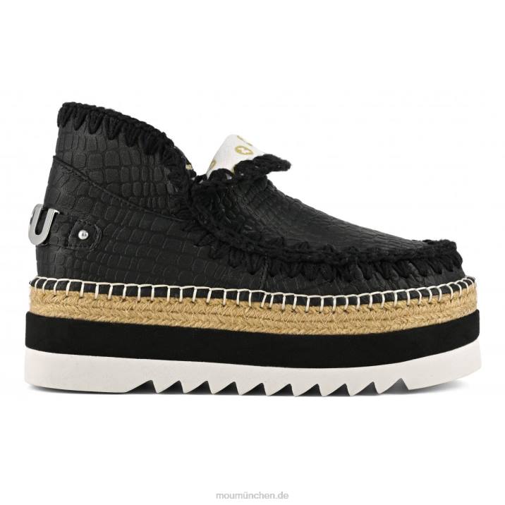 Eskimo-Jute-Spezialleder Frauen 0V6X211 Schwarz Mou