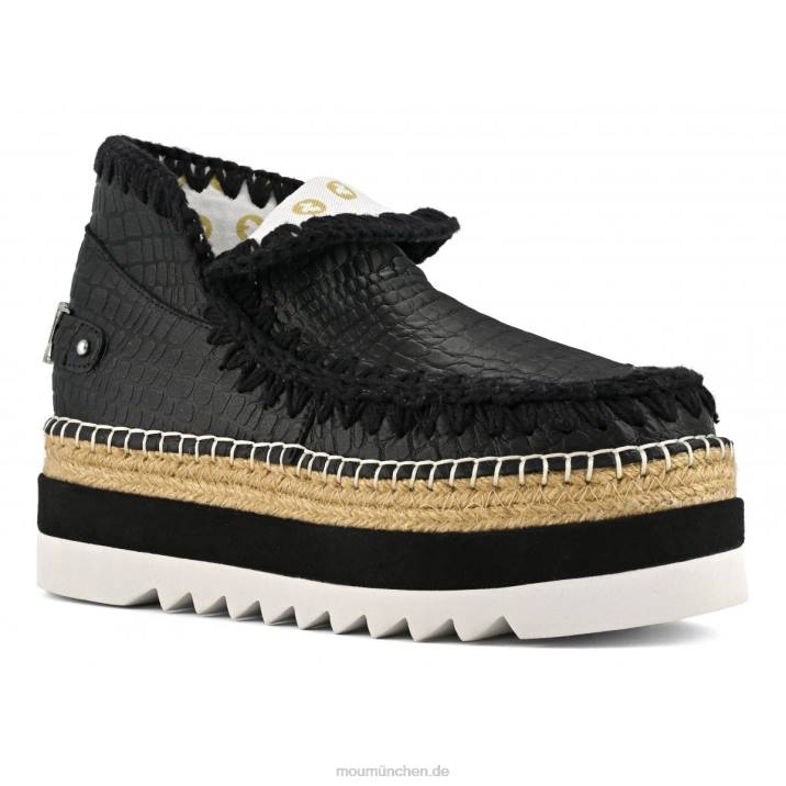 Eskimo-Jute-Spezialleder Frauen 0V6X211 Schwarz Mou