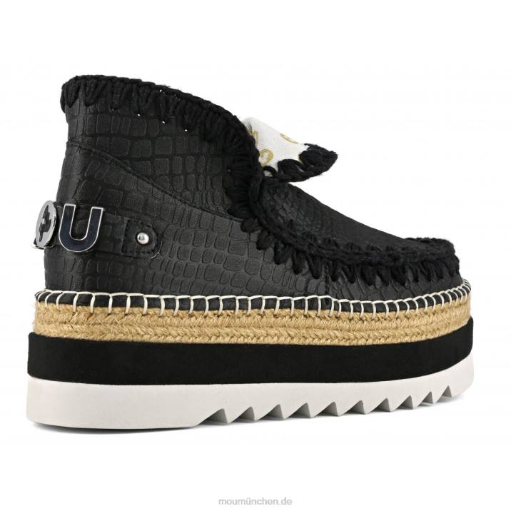 Eskimo-Jute-Spezialleder Frauen 0V6X211 Schwarz Mou