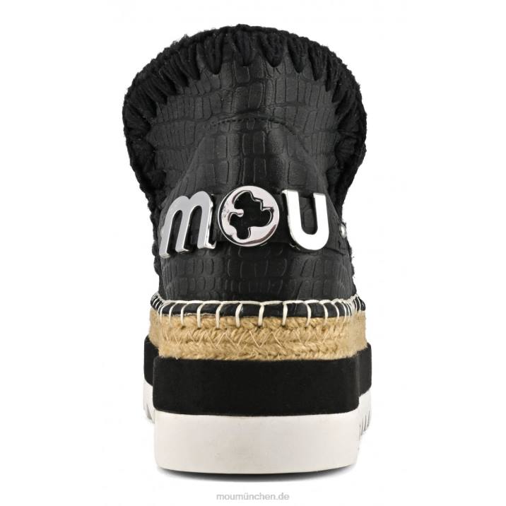 Eskimo-Jute-Spezialleder Frauen 0V6X211 Schwarz Mou