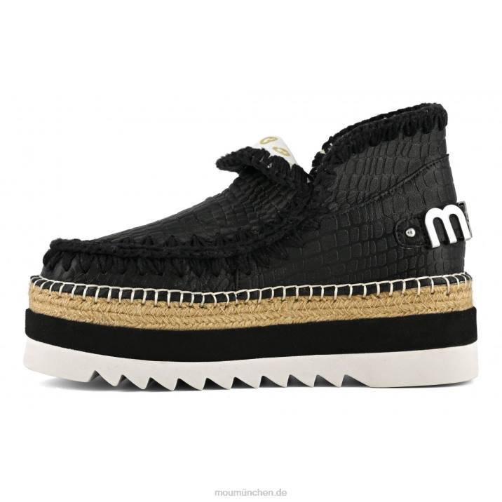 Eskimo-Jute-Spezialleder Frauen 0V6X211 Schwarz Mou