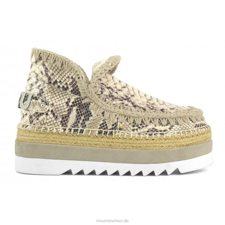 Eskimo-Jute-Spezialleder Frauen 0V6X212 Felsenschlange Mou
