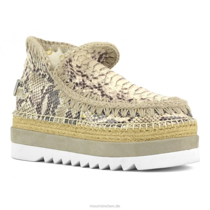 Eskimo-Jute-Spezialleder Frauen 0V6X212 Felsenschlange Mou