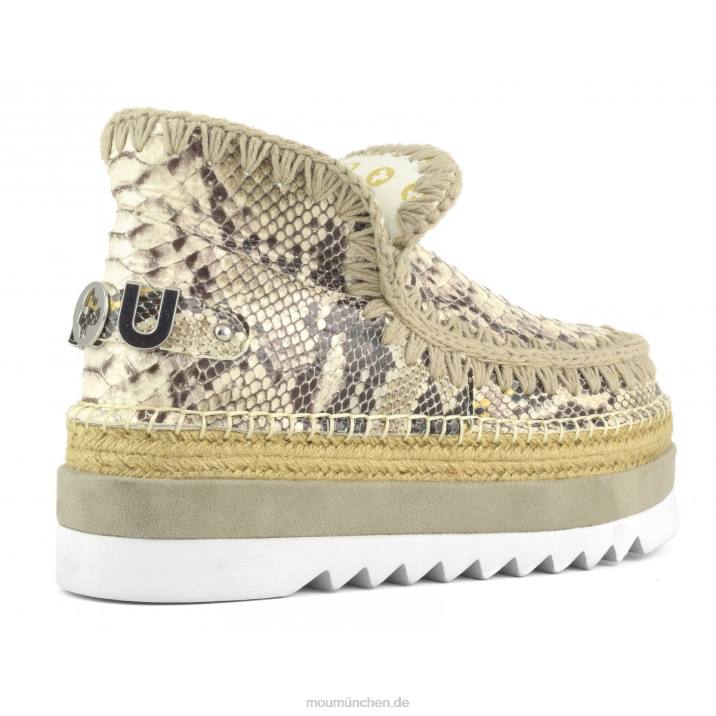 Eskimo-Jute-Spezialleder Frauen 0V6X212 Felsenschlange Mou