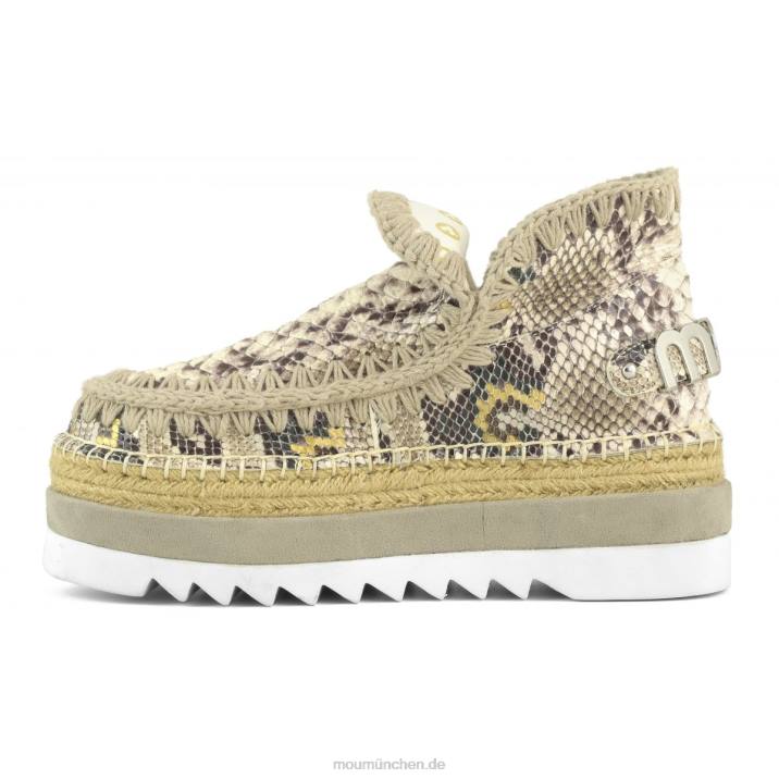 Eskimo-Jute-Spezialleder Frauen 0V6X212 Felsenschlange Mou