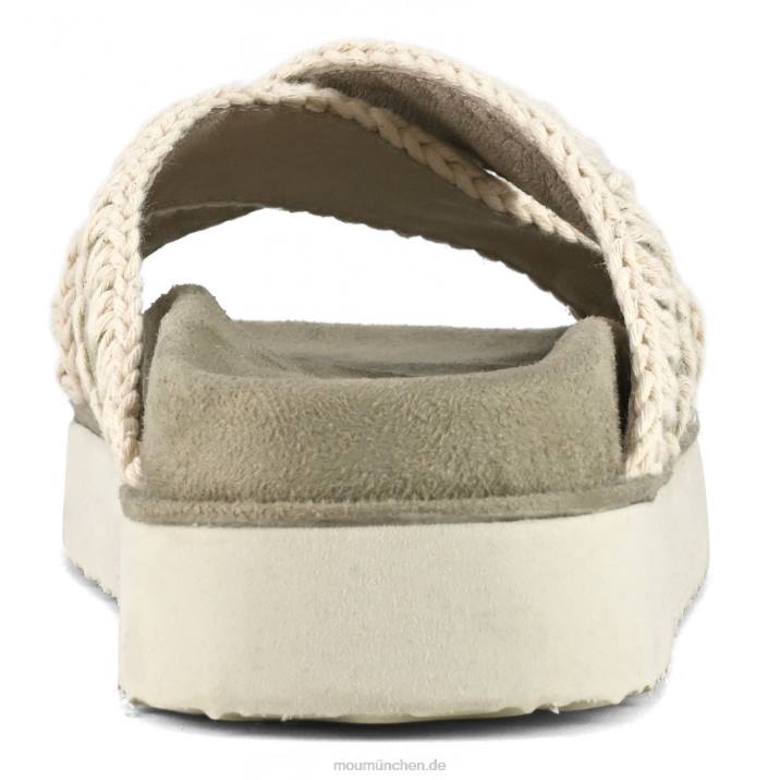 Bio-Sandale überkreuzt Frauen 0V6X181 Stein Mou