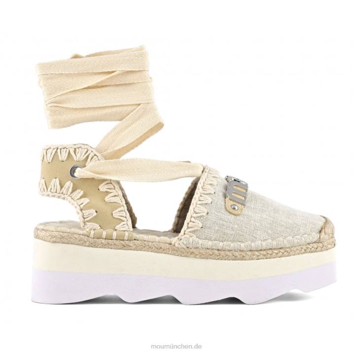 Espa-Sandale mit Logo Frauen 0V6X177 Crudo Mou