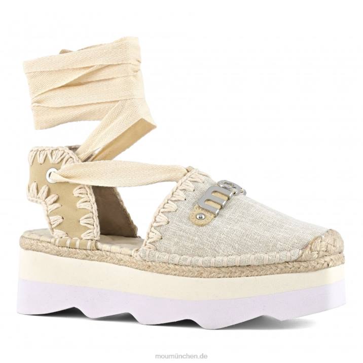 Espa-Sandale mit Logo Frauen 0V6X177 Crudo Mou