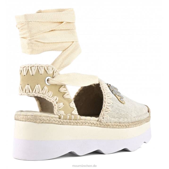 Espa-Sandale mit Logo Frauen 0V6X177 Crudo Mou