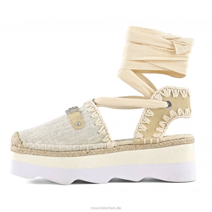 Espa-Sandale mit Logo Frauen 0V6X177 Crudo Mou