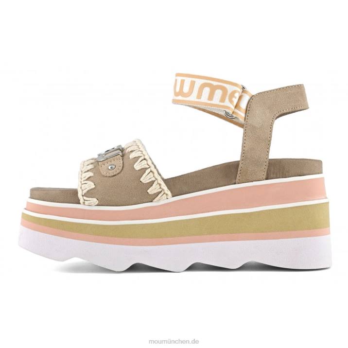 Eva-Keil Frauen 0V6X172 rosa Sand (Flussmittel) Mou