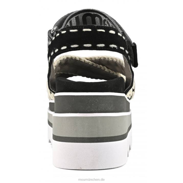 Eva-Keil kreuz und quer Frauen 0V6X173 Schwarz Mou