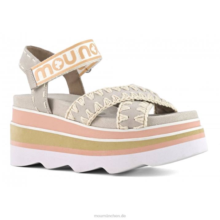 Eva-Keil kreuz und quer Frauen 0V6X174 Kreide Mou