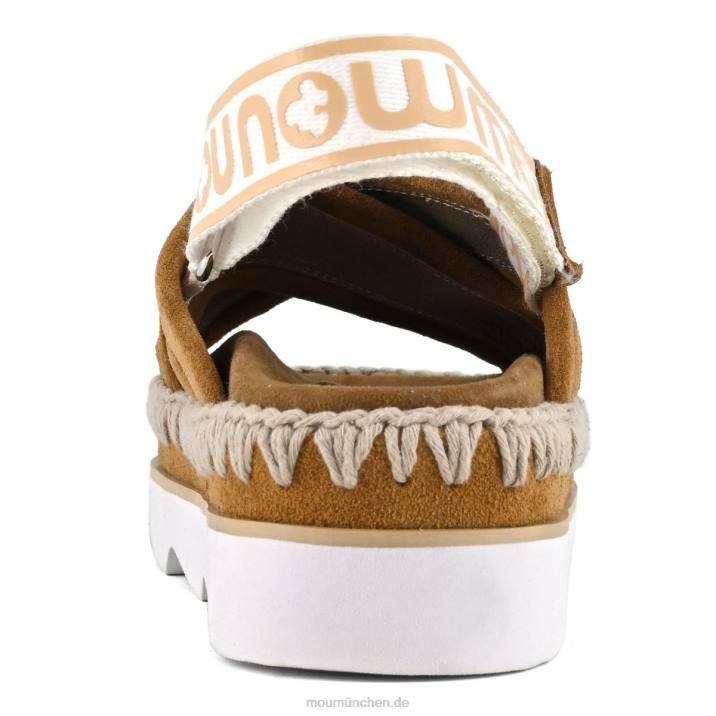 High-EVA-Bio-Sandale Frauen 0V6X166 Cognac Mou