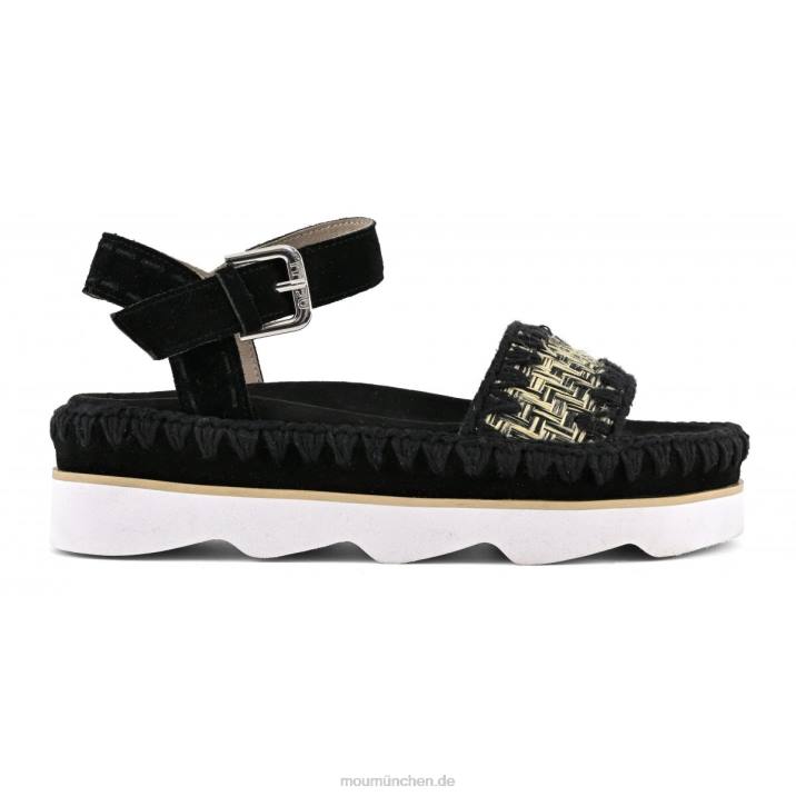 High-EVA-Bio-Sandale Frauen 0V6X169 Schwarz Mou