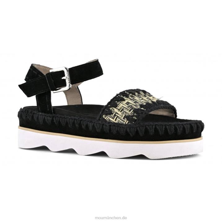High-EVA-Bio-Sandale Frauen 0V6X169 Schwarz Mou
