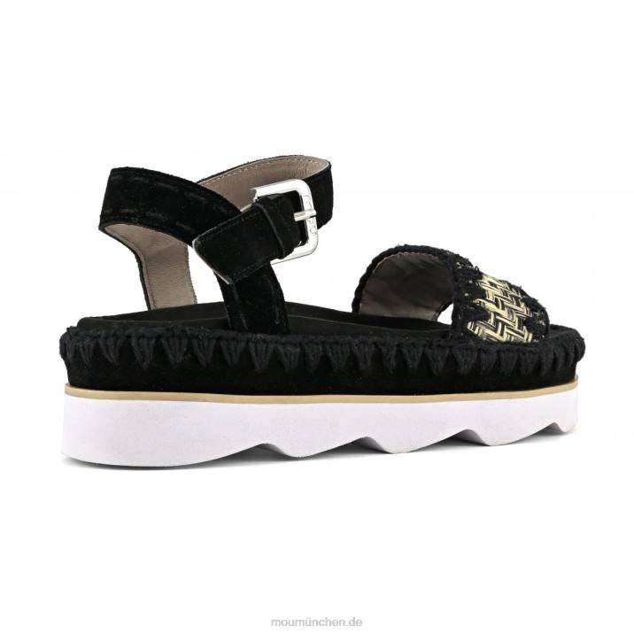 High-EVA-Bio-Sandale Frauen 0V6X169 Schwarz Mou