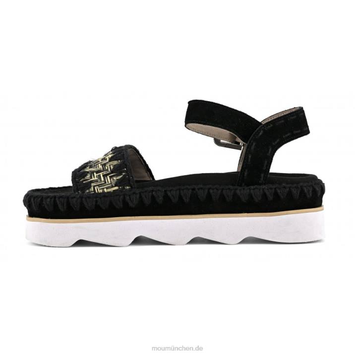 High-EVA-Bio-Sandale Frauen 0V6X169 Schwarz Mou