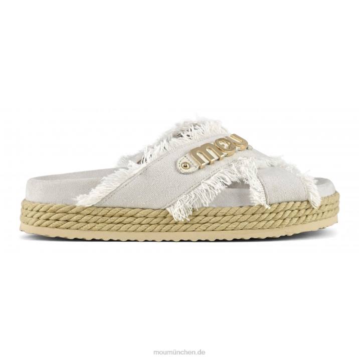 Seil-Bio-Sandale überkreuzt Frauen 0V6X135 rwbei Mou