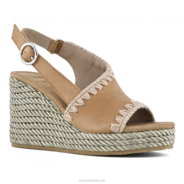 Seilkeil Frauen 0V6X204 cuoio Mou