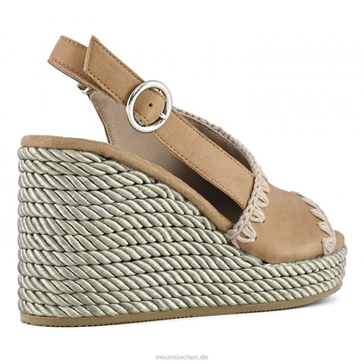 Seilkeil Frauen 0V6X204 cuoio Mou