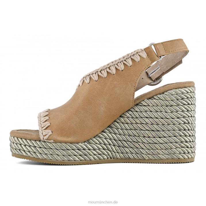 Seilkeil Frauen 0V6X204 cuoio Mou