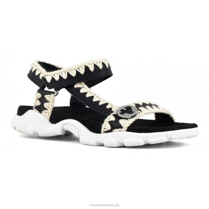 Sport-Sandalen-Rückenriemen Frauen 0V6X198 Schwarz-Weiss Mou