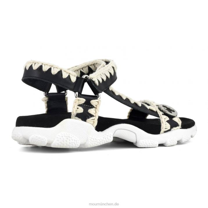 Sport-Sandalen-Rückenriemen Frauen 0V6X198 Schwarz-Weiss Mou
