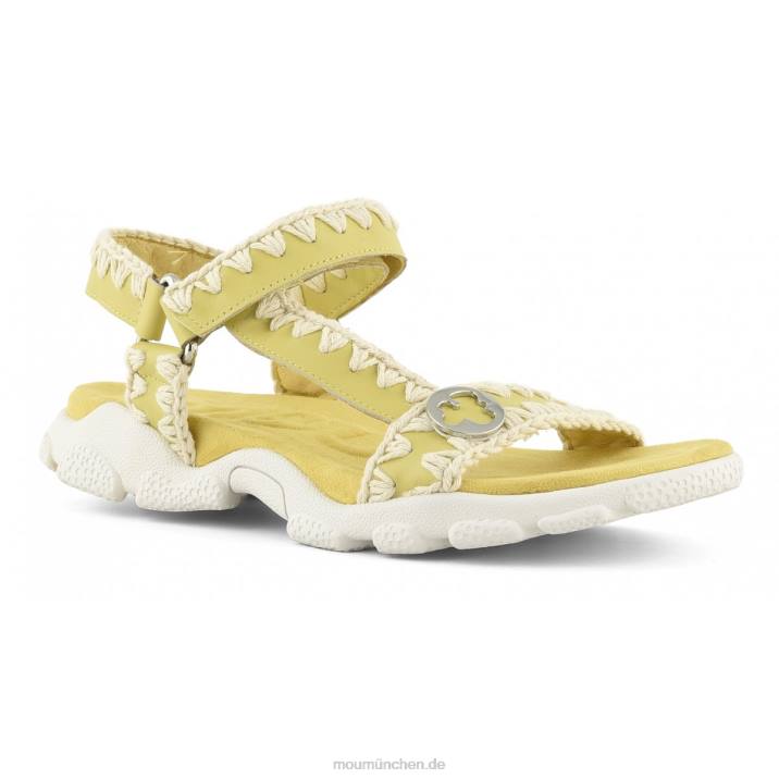 Sport-Sandalen-Rückenriemen Frauen 0V6X199 Gelb Mou