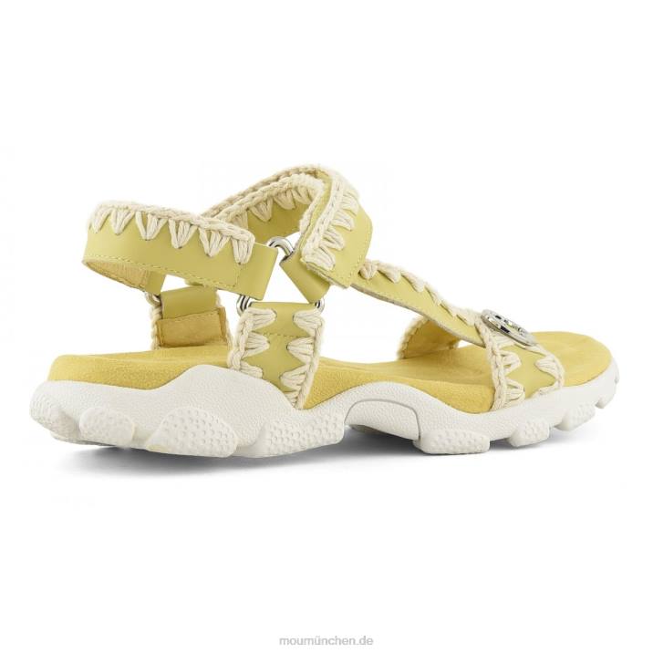 Sport-Sandalen-Rückenriemen Frauen 0V6X199 Gelb Mou