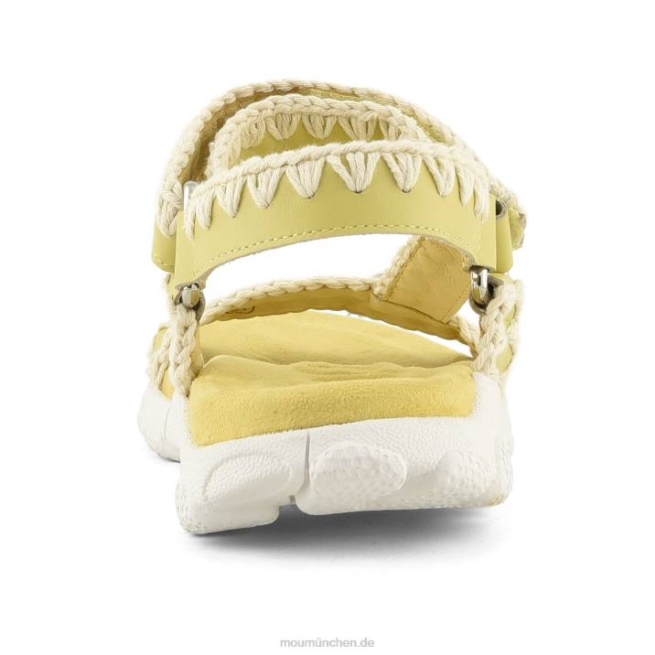 Sport-Sandalen-Rückenriemen Frauen 0V6X199 Gelb Mou