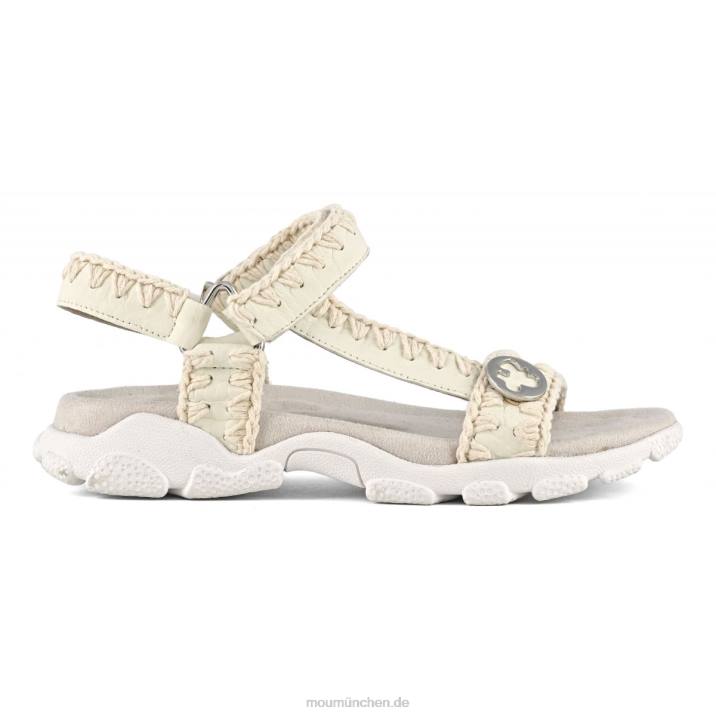Sport-Sandalen-Rückenriemen Frauen 0V6X203 Weiss Mou