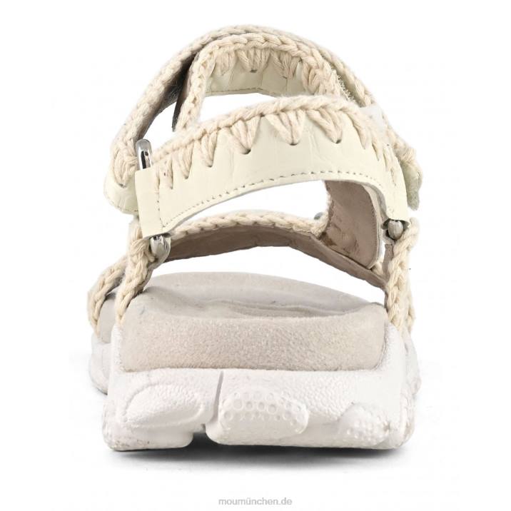 Sport-Sandalen-Rückenriemen Frauen 0V6X203 Weiss Mou