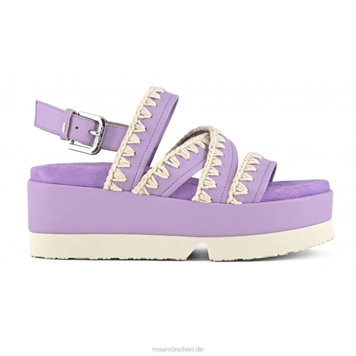 japanische Flachform Frauen 0V6X184 lila Mou