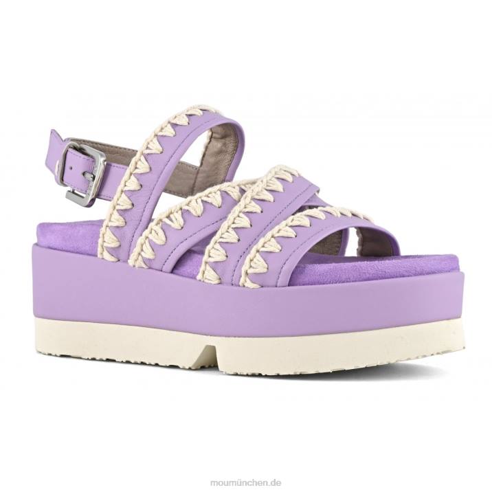 japanische Flachform Frauen 0V6X184 lila Mou