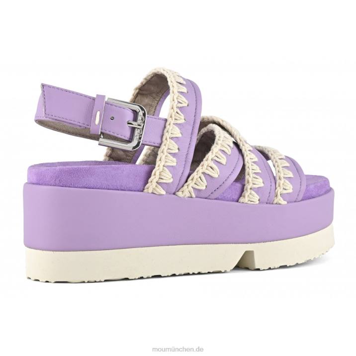 japanische Flachform Frauen 0V6X184 lila Mou