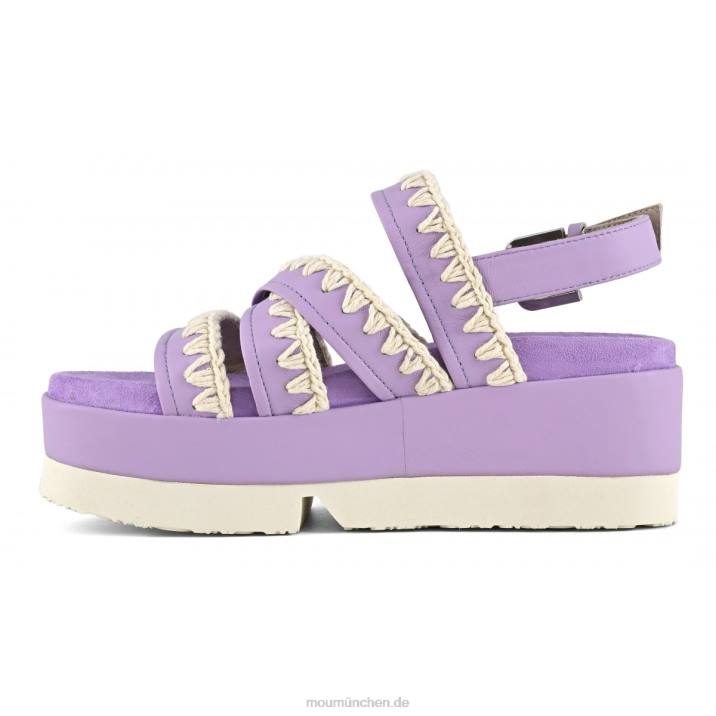 japanische Flachform Frauen 0V6X184 lila Mou