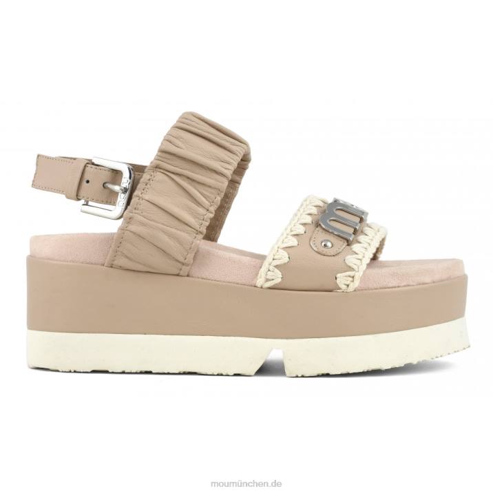 japanisches Obermaterial mit zwei Bändern Frauen 0V6X185 Sand Mou