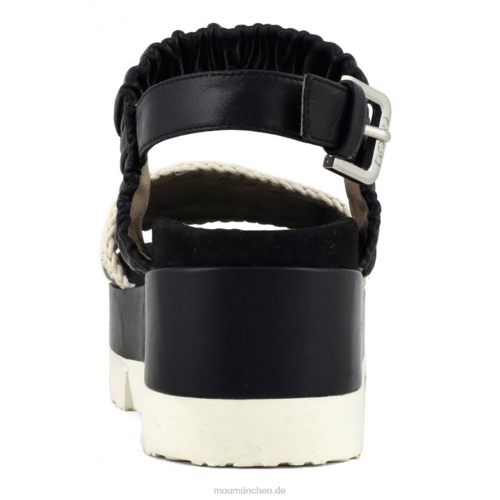 japanisches Obermaterial mit zwei Bändern Frauen 0V6X186 Schwarz-Weiss Mou