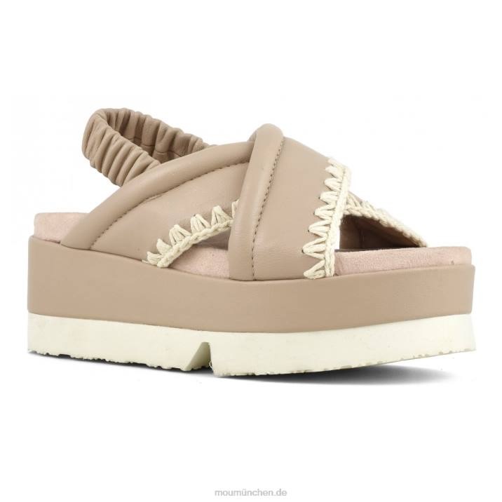 japanisches, überkreuztes Obermaterial Frauen 0V6X191 Sand Mou